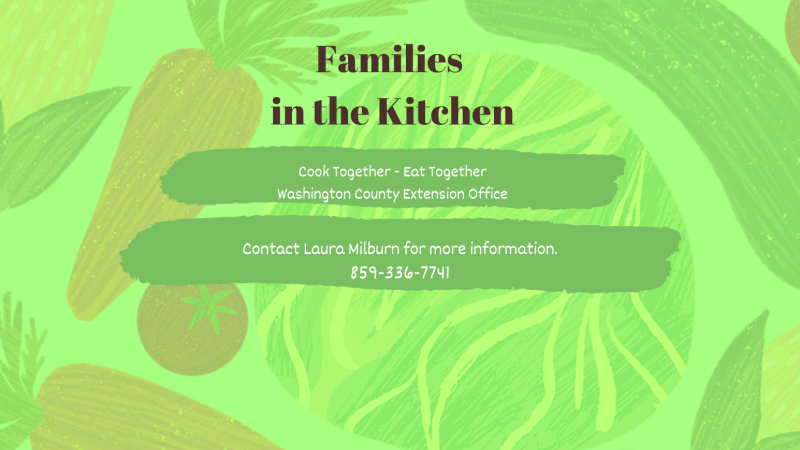 Families in the Kitchen Flyer